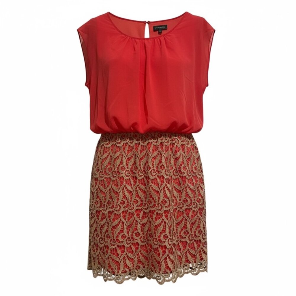 Pink and Gold Luxology One-piece dress